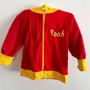 Cubcoats Disney Winnie The Pooh Bear 2 In 1 Hoodie Zip Jacket Soft Plush Size 2T